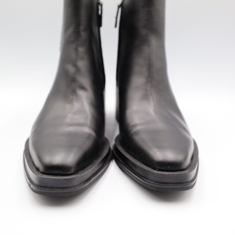 Franco Sarto Doren Ankle Boots, Women's Size 9 M, Black Chic Stylish Almond Toe - Picture 3 of 12